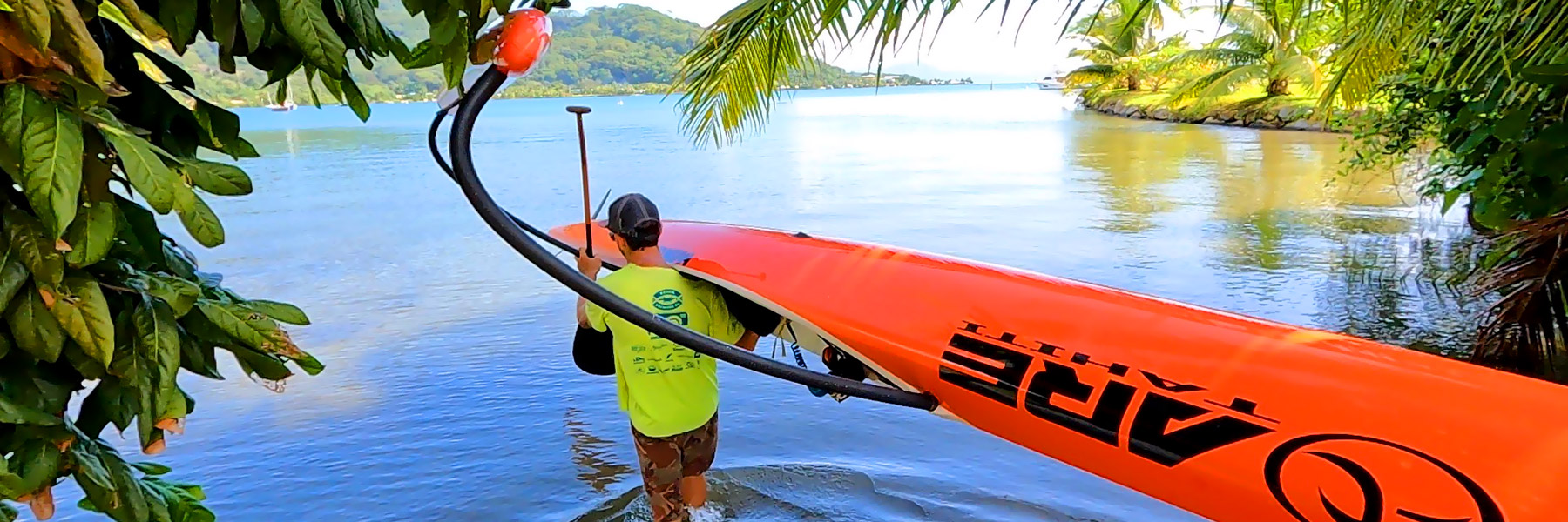 Va'a Canoe coaching in Raiatea
